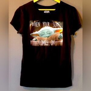 Star Wars Grogu Black T-Shirt